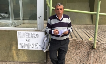 Imagen de la nota: Hombre realiza huelga de hambre frente a Coopelectric