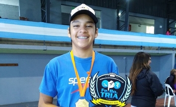 Imagen de la nota: Un campeón olavarriense en el triatlón de Miramar