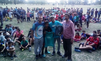 Imagen de la nota: Un éxito el encuentro de fútbol en el Parque Helios Eseverri