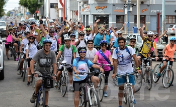 Imagen de la nota: Se realizó el Cicloturismo religioso