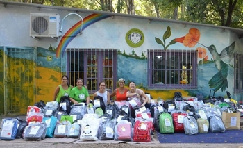 Imagen de la nota: Más de 200 estudiantes tuvieron su “mochi” para iniciar la escuela