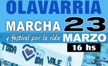 Anuncian la realización de una “Marcha por la Vida” en Olavarría Imagen de la nota: Anuncian la realización de una “Marcha por la Vida” en Olavarría