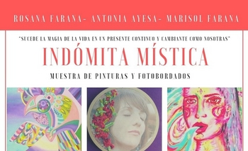 #8M: Muestra de pinturas y fotobordado en Macondo Imagen de la nota: #8M: Muestra de pinturas y fotobordado en Macondo