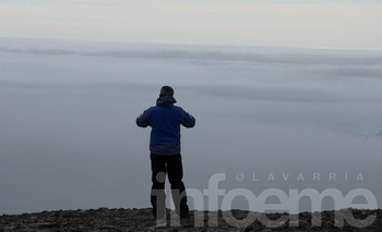 Imagen de la nota: Fotógrafo olavarriense ante la inmensidad de la Antártida