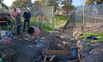 Imagen de la nota: Galli supervisó la obra del puente de la calle Hornos