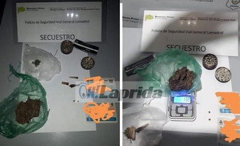 Imagen de la nota: Olavarriense demorado con marihuana 