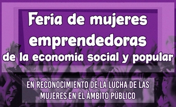 Realizarán una feria de mujeres emprendedoras Imagen de la nota: Realizarán una feria de mujeres emprendedoras