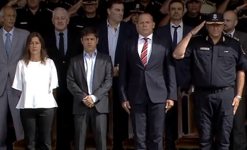 Imagen de la nota: Kicillof y Berni pusieron en funciones a la nueva cúpula de la Bonaerense