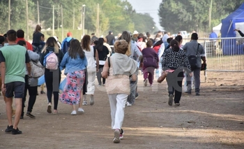 Imagen de la nota: Video: el momento del ingreso de los fieles 