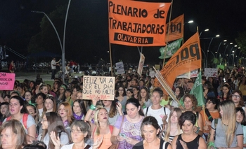 Imagen de la nota: Un 8M en Olavarría donde ardió la fuerza feminista