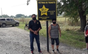 Colocaron cartelería para recordar a víctimas de siniestros viales Imagen de la nota: Colocaron cartelería para recordar a víctimas de siniestros viales