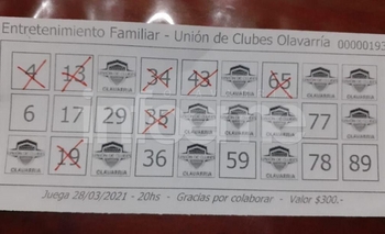 Imagen de la nota: El Bingo Virtual tuvo su primera edición del año