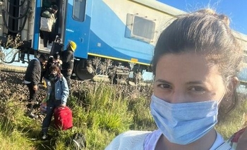 Imagen de la nota: El descarrilamiento del tren en primera persona