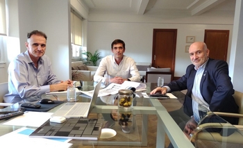 Imagen de la nota: Aba se reunió con Katopodis por la Facultad de Salud