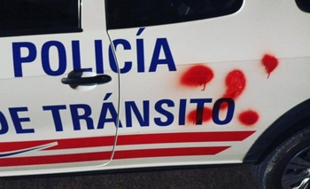 Imagen de la nota: 8M: Galli lamentó los daños a un patrullero policial