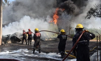 Imagen de la nota: Cinco heridos en el incendio de una estación de servicio 