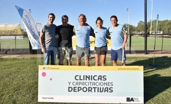 Imagen de la nota: Ibarra, Maccari y Dengra ofrecieron una masiva clínica