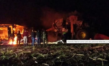 Imagen de la nota: Murieron dos personas y hay una hospitalizada