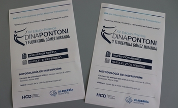 Imagen de la nota: Premios Dina Pontoni: se conocieron las 57 mujeres postuladas