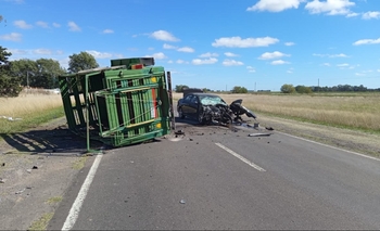Imagen de la nota: Fuerte choque en Ruta 226 en el acceso a Olavarría: tres heridos