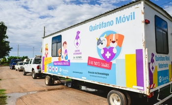 Imagen de la nota:  Quirófano Veterinario Móvil: recorrido semanal