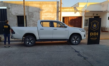 Imagen de la nota: Secuestraron una camioneta con numeración adulterada