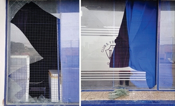 Imagen de la nota: Destrozaron vidrios en el salón de fiestas de El Fortín