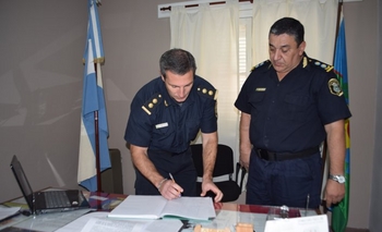 Presentaron a Luis Albertario como nuevo Jefe de la Policía Distrital Imagen de la nota: Presentaron a Luis Albertario como nuevo Jefe de la Policía Distrital