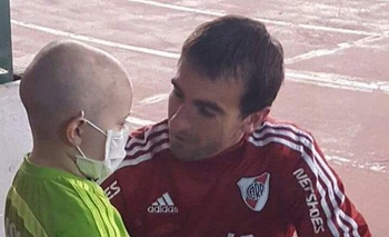 Imagen de la nota: El sueño de Valentino se hizo realidad: conoció a Barovero