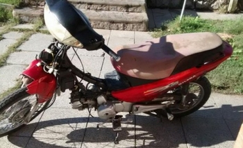 Imagen de la nota: Encontraron una moto robada