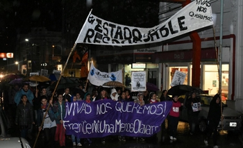 Imagen de la nota: Bajo la lluvia, hubo movilización en Olavarría