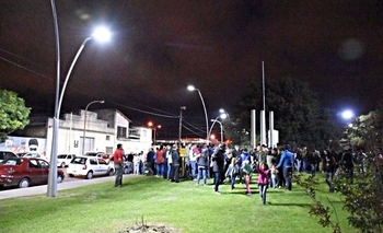 Imagen de la nota: Se inauguró la segunda etapa de la obra de iluminación