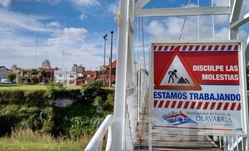 Imagen de la nota: Clausuraron el puente colgante de calle General Paz