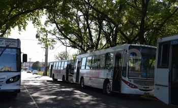 Imagen de la nota: Trabajadores de Nuevo Bus con sorpresiva suspensión del servicio