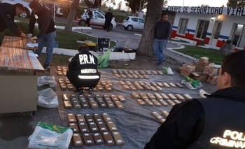 Imagen de la nota: Interceptan a camión de Olavarría con droga oculta