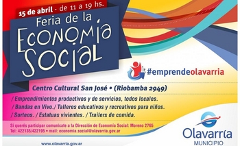 Imagen de la nota: Este domingo se realizará la Feria de Economía Social