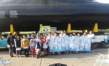 Imagen de la nota: La EP Nº76 visitó la réplica del ARA San Juan