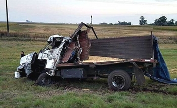 Imagen de la nota: Camionero de Daireaux murió tras chocar con otro camión
