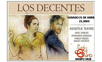 Imagen de la nota: La obra Los Decentes se presentará en Punto de Giro