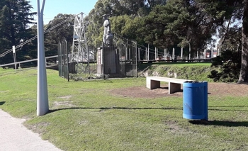 Imagen de la nota: Se colocaron cestos de residuos en distintos espacios verdes