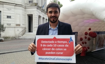 Imagen de la nota: Comenzó la campaña de concientización de cáncer de colon