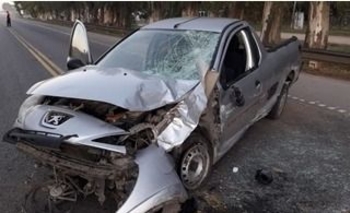 Imagen de la nota: Esquivó a un perro y protagonizó violento accidente