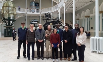 Imagen de la nota: Gabriel Blanco, en Edimburgo por el cambio climático