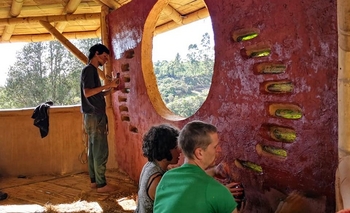 Taller de terminaciones naturales en bioconstrucción Imagen de la nota: Taller de terminaciones naturales en bioconstrucción