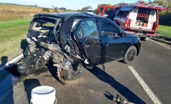 Imagen de la nota: Violento accidente sobre  la Ruta Nacional Nº 205