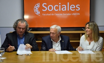 Imagen de la nota: Convenio entre el EAAF y la Facultad de Ciencias Sociales