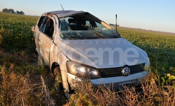 Imagen de la nota: Un hombre herido tras despiste y vuelco en Ruta 226