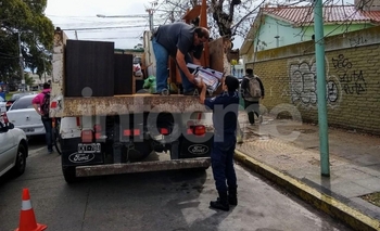 Imagen de la nota: Finalmente se inició la mudanza de la policía Local
