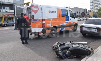 Imagen de la nota: Dos personas heridas en accidentes simultáneos