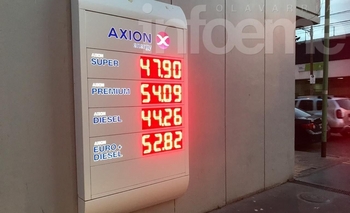 Imagen de la nota: Axion dio marcha atrás y bajó un 2% las naftas